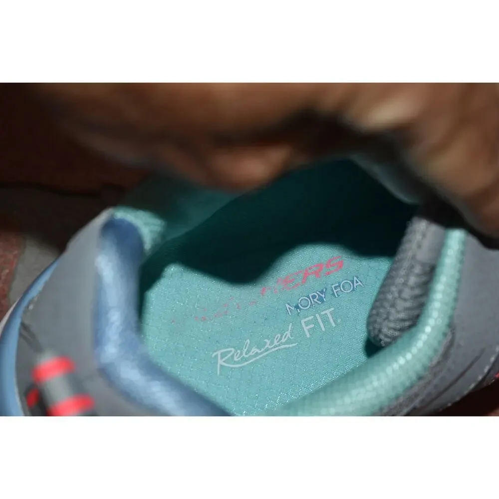 Skechers D Lux Women Size 11 UK 8 EUR 41 Walker-Infinite Motion Gray Blue 149023